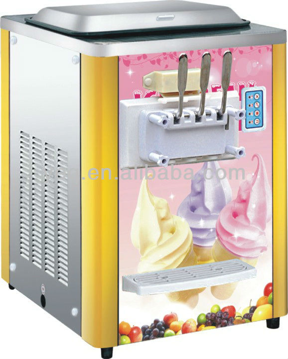 Table top Soft ice cream machine, counter yogurt machine YEQ-J3( CE approve)