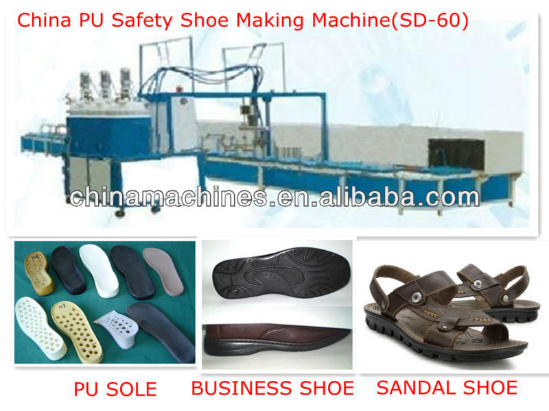 Taiwan 46 / 60 / 70 Stations PU pouring shoe making machine