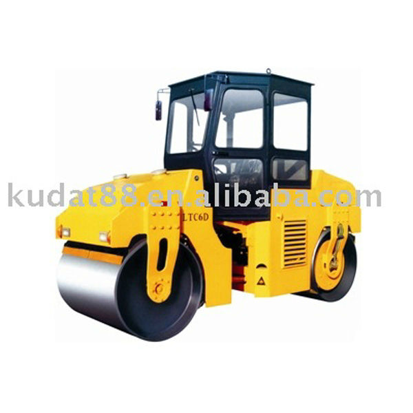 Tandem vibrating Road Roller (with CE 6ton)