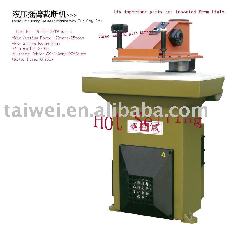 textile cutting machine odel Number:TW-922(3+1) textile cutting machine
