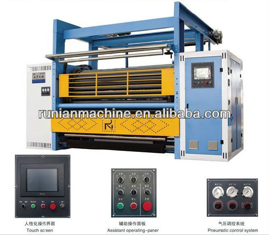 Textile finishing machine 36 rollers carding machine for fleece fabric