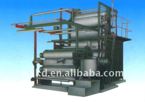 Textile squeezing drying machine