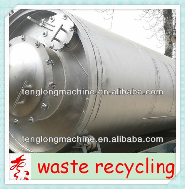 The lastest design with CE and ISO tyre recycling oil