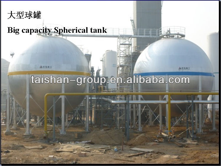 The leading manufacturer of spherical tank in china