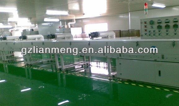 The Touch Pannel tunnel drying oven for high temperature