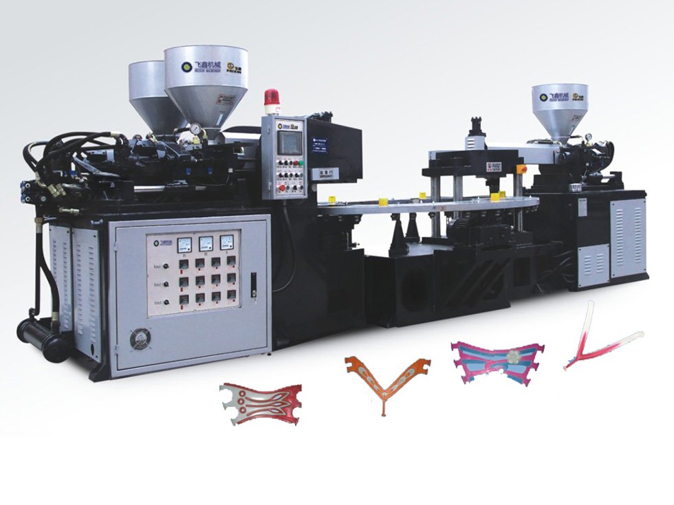 There Color Upper Injection Molding machine