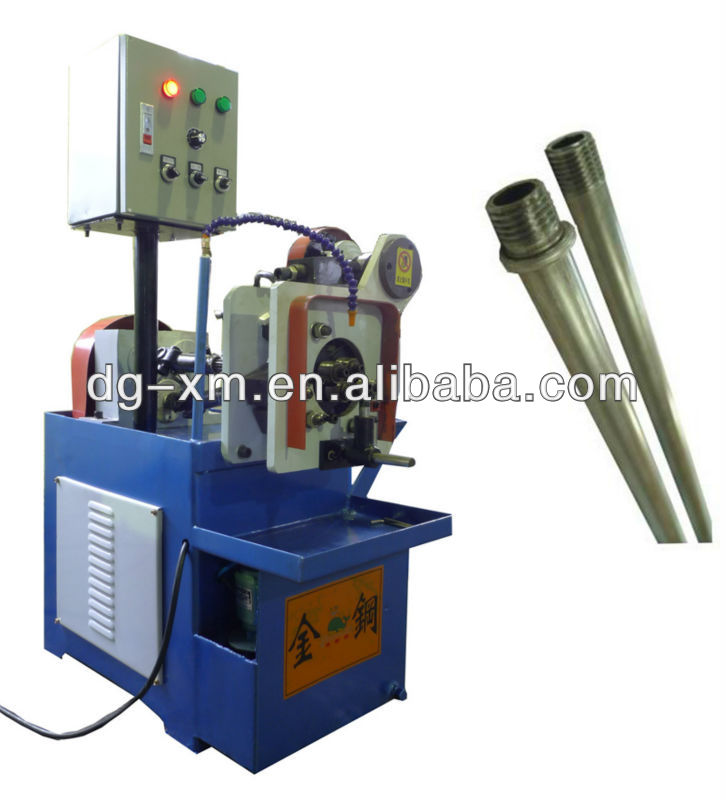 Thread rolling machine for copper pipes