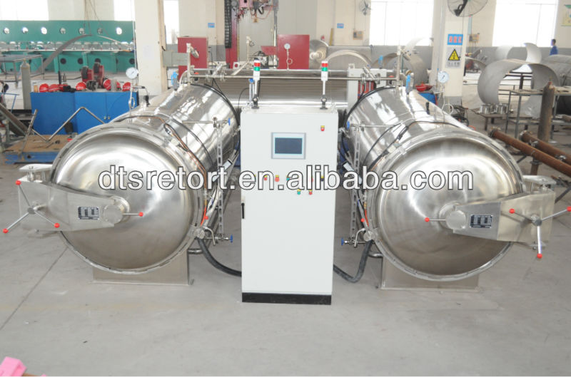 Three Chambers Water Immersion Autoclave for Canned Food