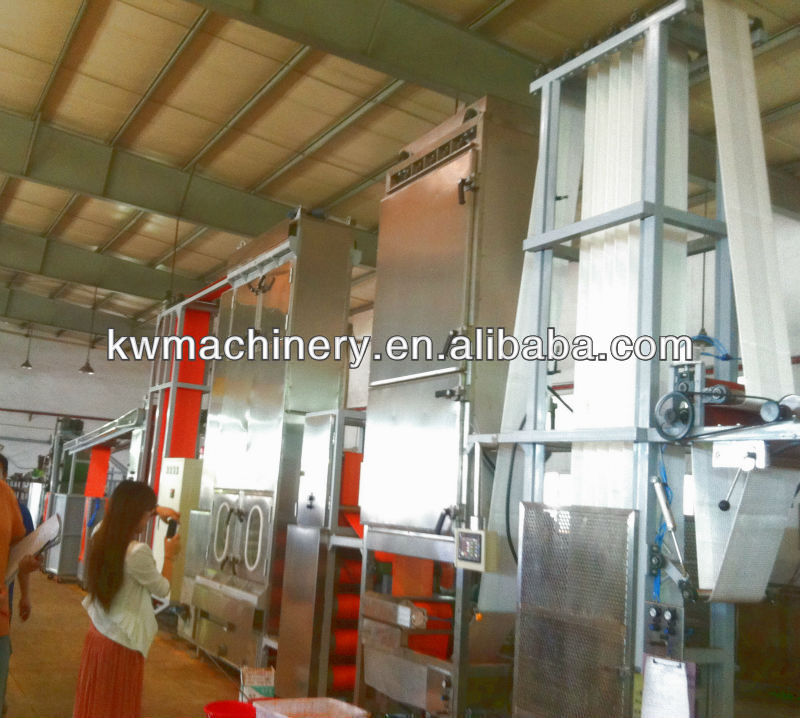 tie down strap continuous dyeing machine