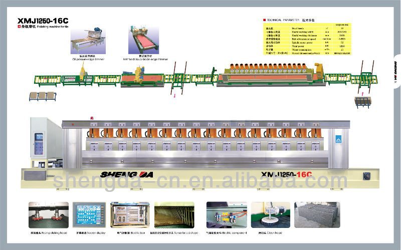 tile polishing machine for granite