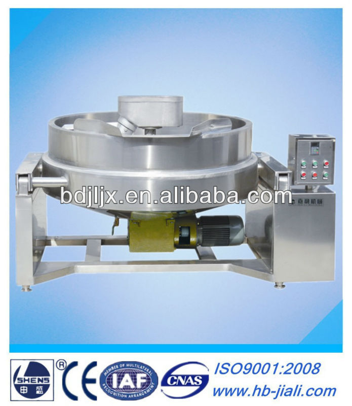 Tilting industrial Torrone nougat cooking machine