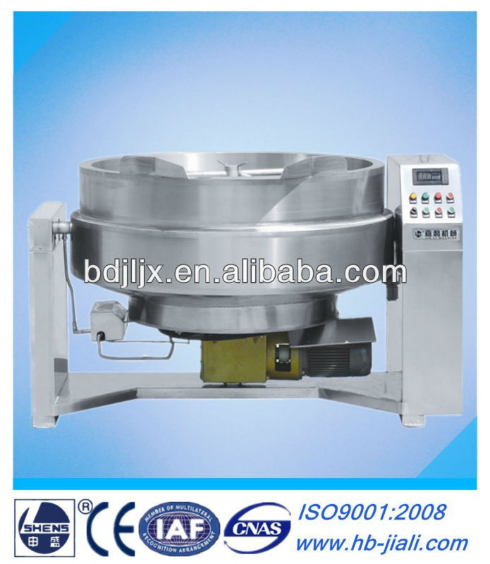 Tilting stainless steel gas type cooking mixer