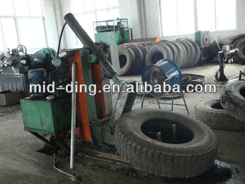 tire cut-off machine/tire recycling machine