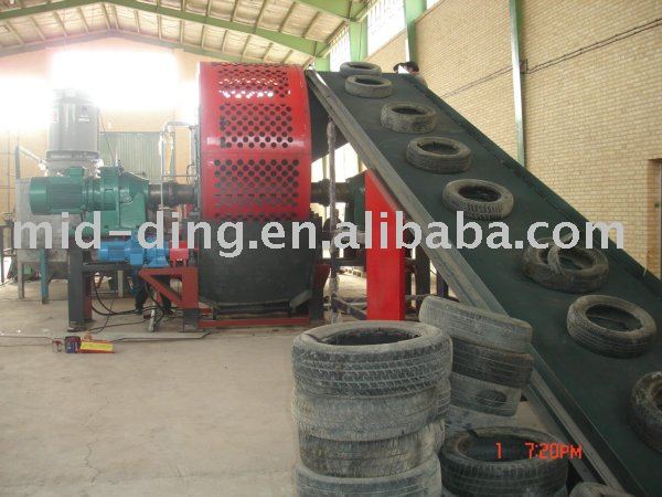 tire shredder/whole tire shredder/tire crusher