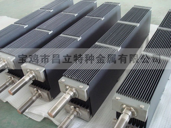titanium anode assembly for pool
