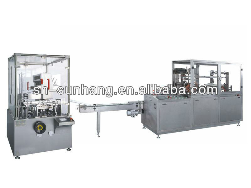 TMP-300/JDZ-100 Automatic Cartoning Machine and Cellophane Wrapping Machine Production Line