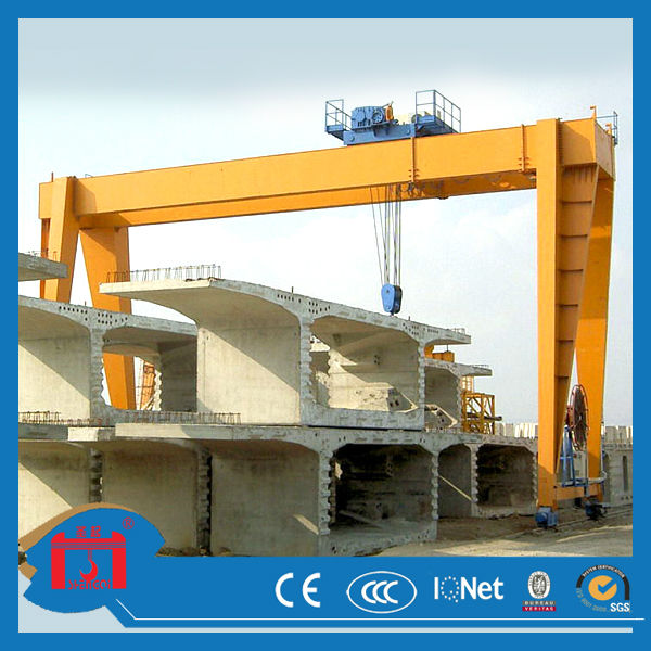 Top design mobile double girder gantry crane