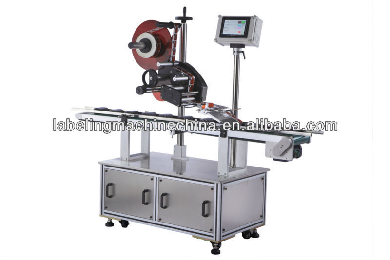 Top part of lid labeling machine