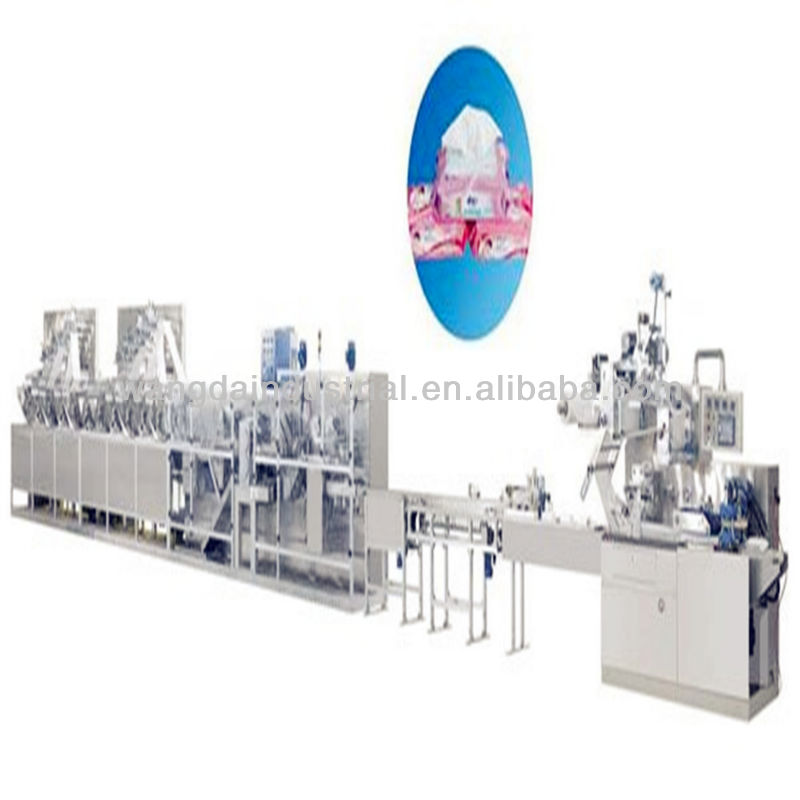 Top Quality Automatic high-speed wet tissue machinery for baby used for sale (WT-40-100I)