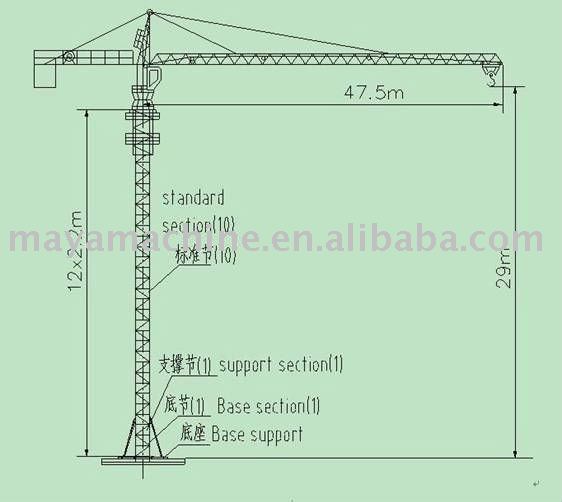 tower crane QTZ40A