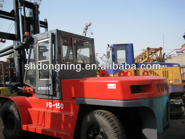 Toyota 15 ton forklift for sale, Toyota FD150 for sale