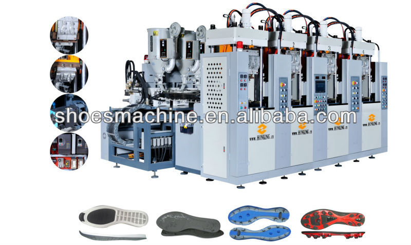 TR/TPR Sole Injection Moulding Machine(4 Station,2 Color)