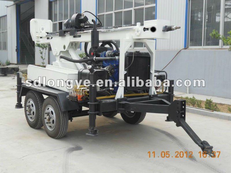 Trailer-mounted Water Well Drilling Rig
