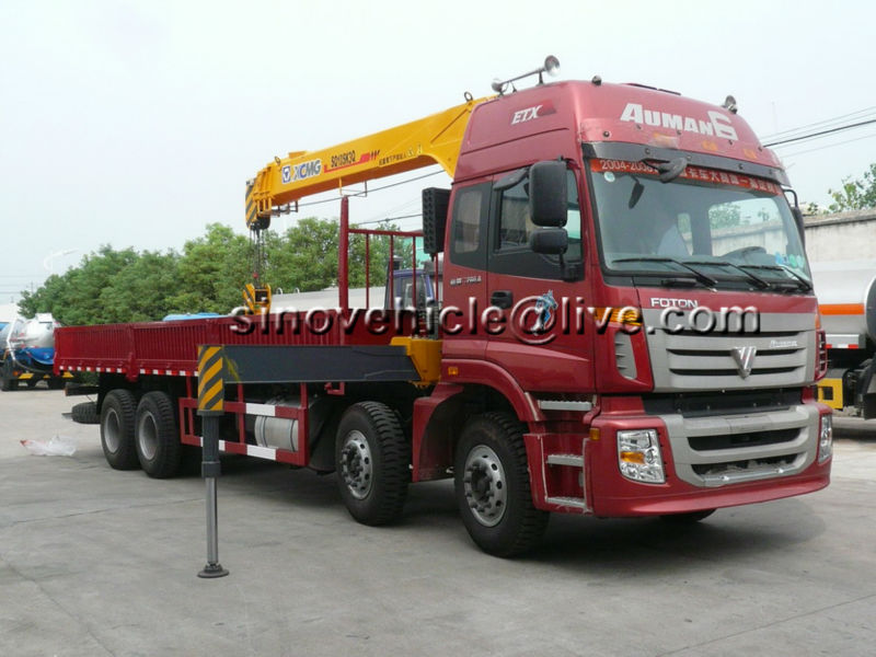 truck mounted crane, 16t telescoping boom