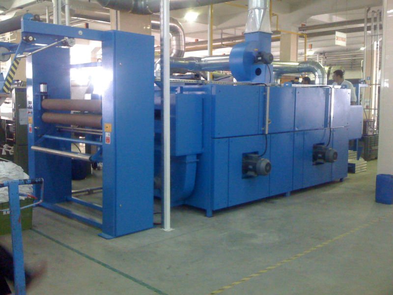 tubular fabric heatsetting machine