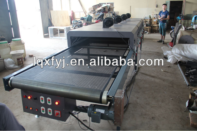 tunnel dryer/screen printing converyor dryer/infrared conveyor belt dryer/printed clothing dryer