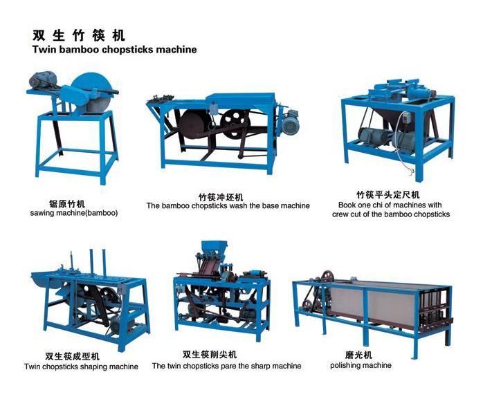 twin chopstick making machine