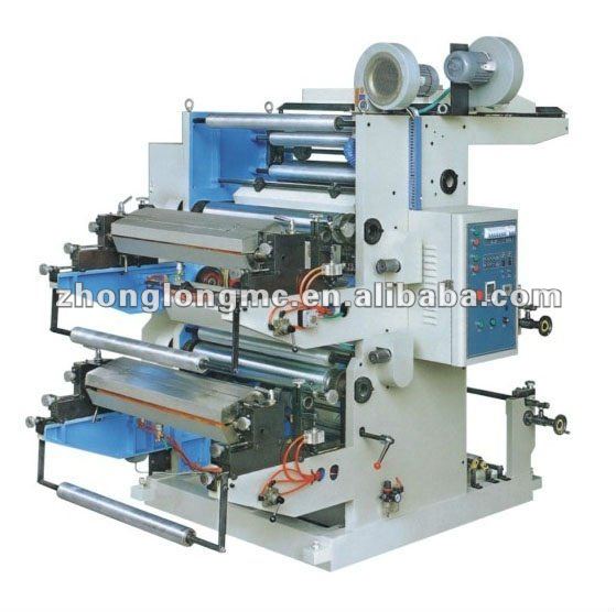 Two 2 colors flexo printing machine