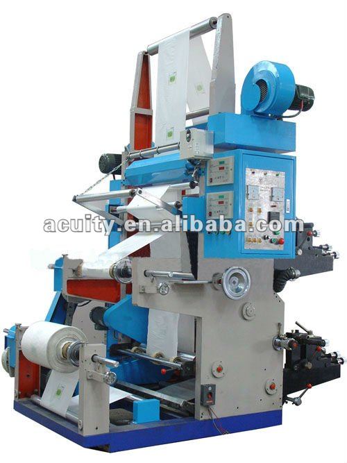 two clors high speed flexo printing machine