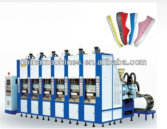 Two color EVA injection machine/EVA SLIPPER MACHINE