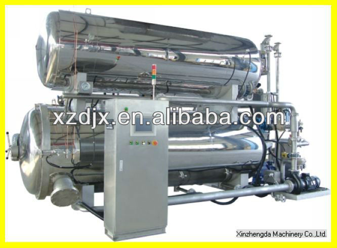 two layered rotary type autoclave