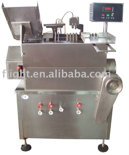 Two needles ampoule filling and sealing machine