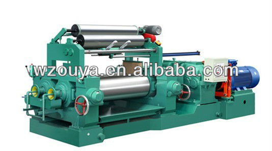 two roll open rubber mixing mill