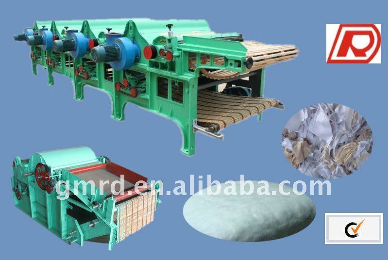 Two-Roller GM410 Auto-feeding/opening textile waste/cotton machine