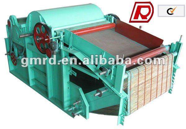 two roller opening machine used for waste garment recycling