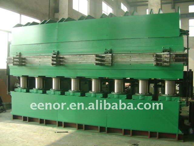 tyre strip precured vulcanizing press