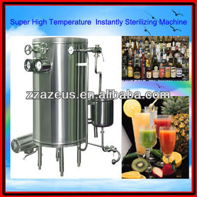 UHT Instant sterilizer machine / juice and alcohol sterilizing machine