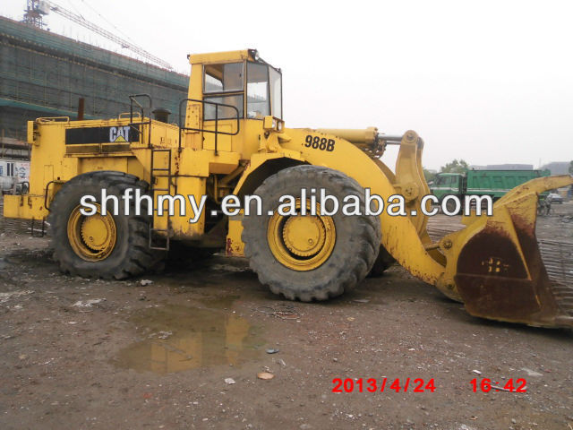 used caterpillar 988b wheel loader, used cat loader, 988 wheel loader