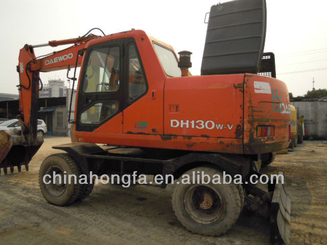 Used Daewoo DH130WD Excavator low price for sale