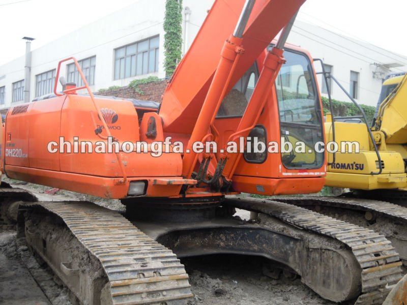 Used daewoo DH220-5 excavator