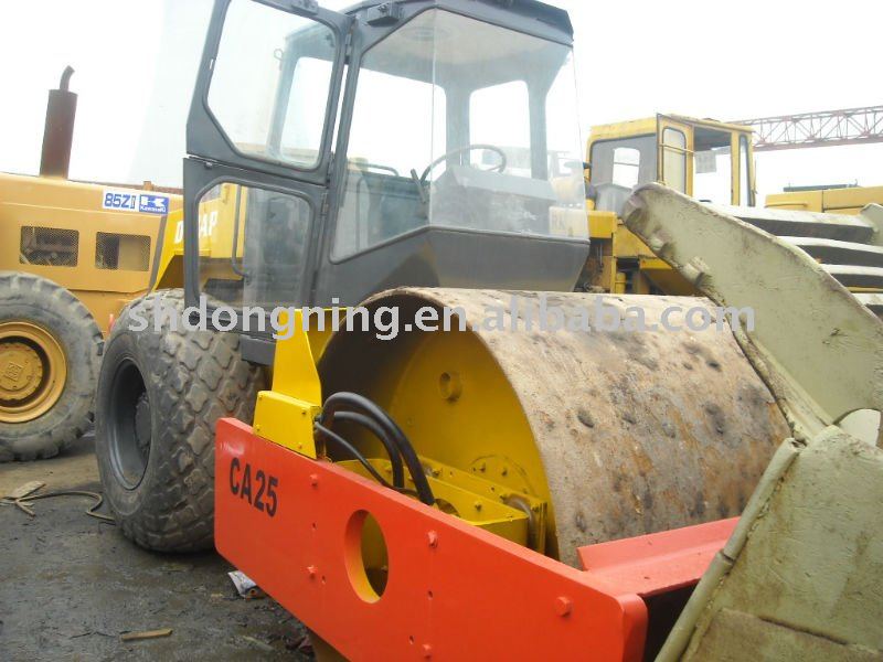 Used Dynapac Road Roller machinery CA 25 yellow