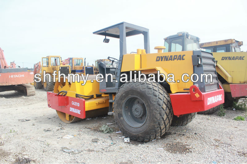 used Dynapac road roller, roller ca25d, ca25 sweden road roller