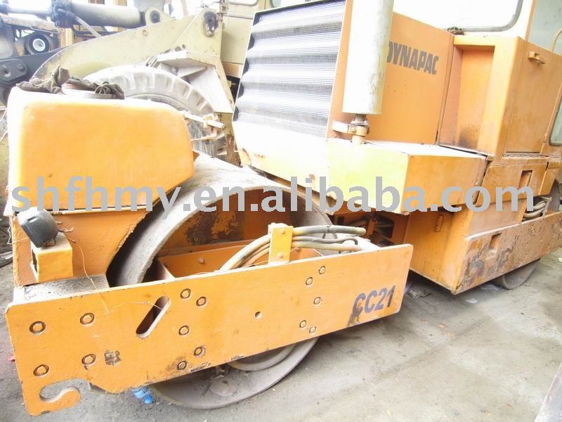 used Dynapac steel wheel roller CC21