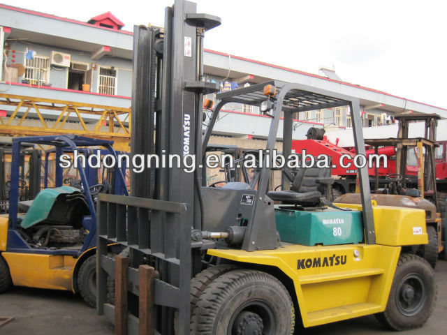 used folklift komatsu 8 ton, komatsu diesel forklift, Komatsu FD80