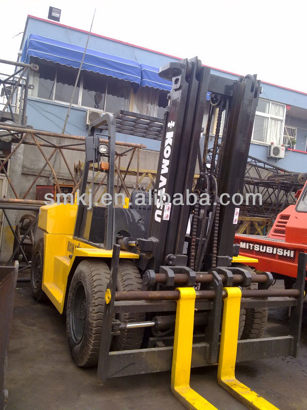 Used forklift 10 ton komatsu, original from Japan