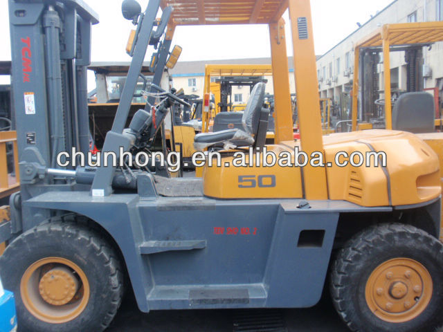 used forklift, tcm 5t froklift FD50, origin from japan